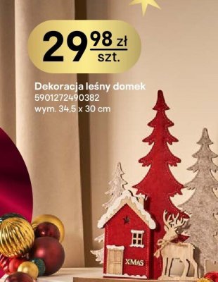Dekoracja leśny domek promocja w Castorama