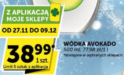Wódka Avokado promocja w Groszek