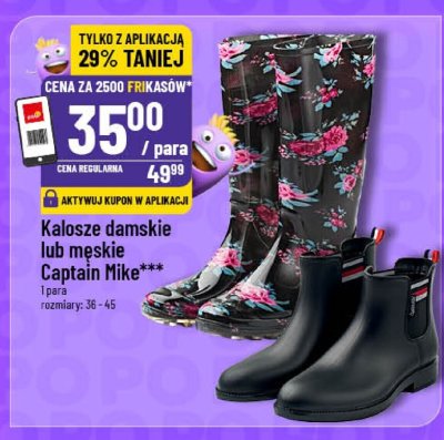 Kalosze damskie / męskie  promocja w POLOmarket