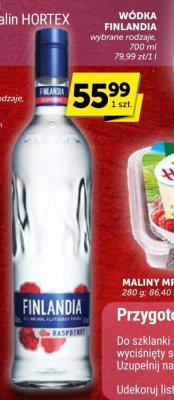 Wódka FINLANDIA wybrane rodzaje promocja w Groszek