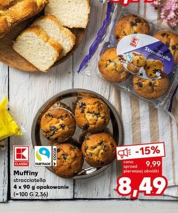 Muffiny stracciatella K-classic promocja