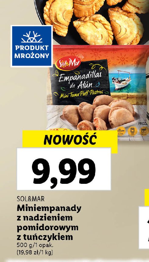 Miniempandy z nadzieniem pomidorowym z tu艅czykiem Sol&mar promocja