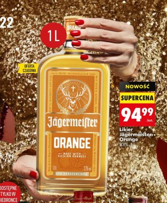 Likier Jägermeister Orange promocja w Biedronka