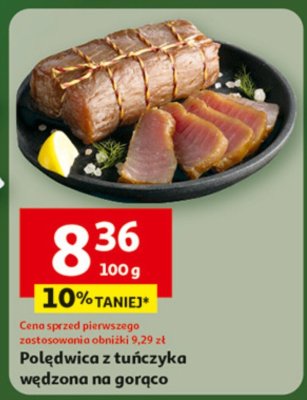 Polędwica z tuńczyka wędzona na gorąco 100 g promocja w Auchan