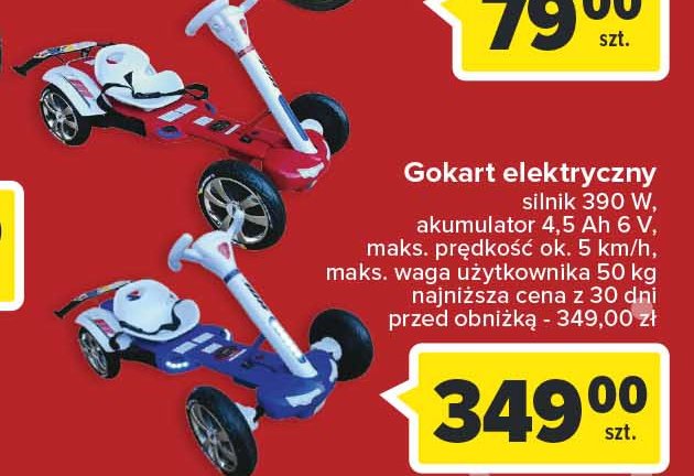 Gokart elektryczny promocja