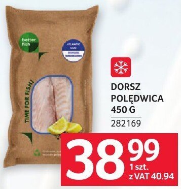 Dorsz polędwica promocja w Selgros