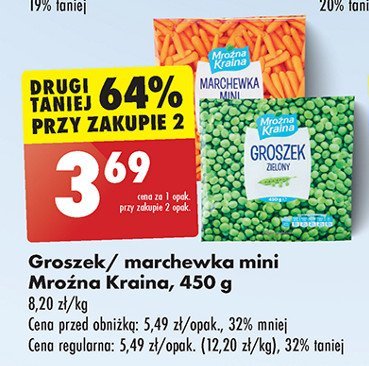 Groszek zielony Mroźna kraina promocja