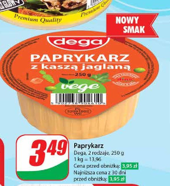 Paprykarz z kaszą jaglaną Dega promocja w Dino