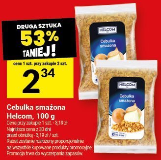 Cebulka smażona Helcom, 100 g promocja w Twój Market