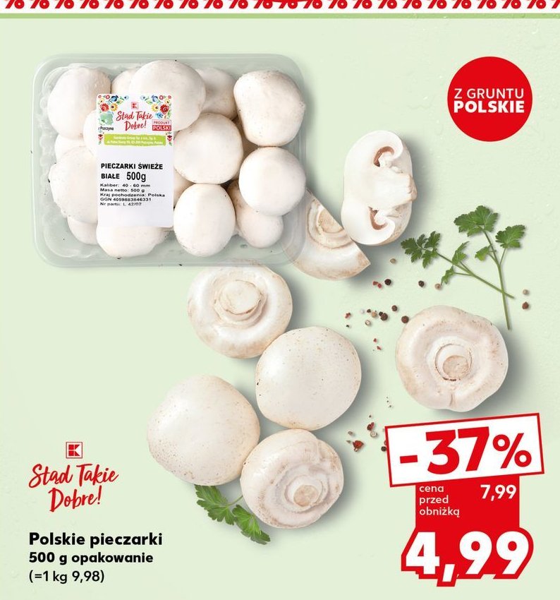 Pieczarki K-classic stąd takie dobre! promocja