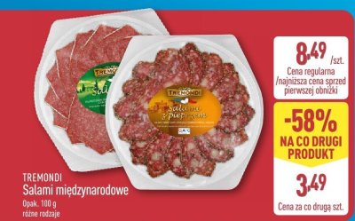 Salami międzynarodowe różne rodzaje promocja w Aldi