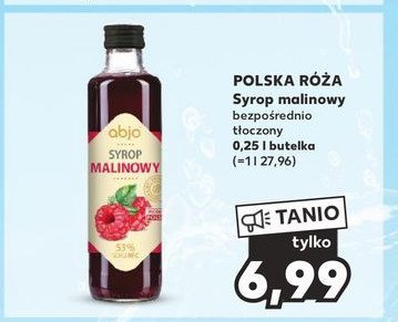 Syrop malinowy Polska róża promocja