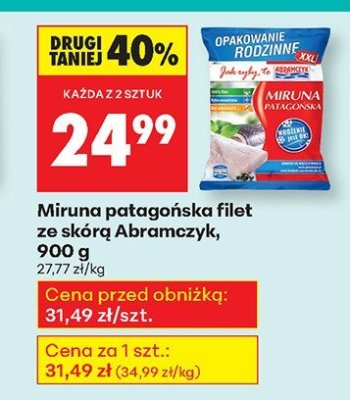 Miruna patagońska filet ze skórą  promocja w Biedronka