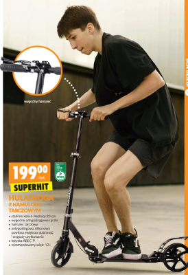 Hulajnoga z hamulcem tarczowym promocja