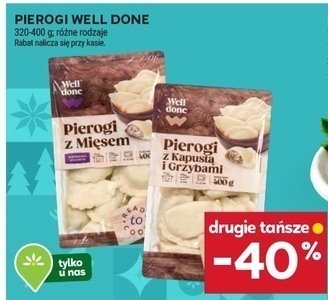Pierogi WELL DONE promocja w Stokrotka