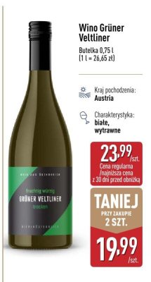 Wino Grüner Veltliner promocja