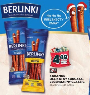 Kabanos Berlinki legendarny classic promocja w Stokrotka