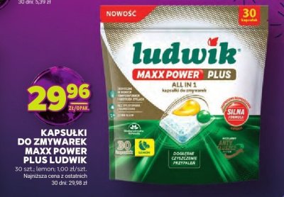 Kapsułki do zmywarek Maxx Power Plus Ludwik promocja w Stokrotka