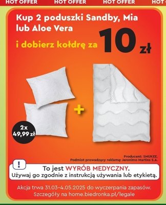Poduszka mia 70 x 80 cm Smukee promocja