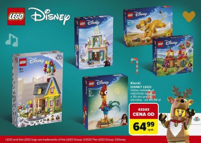 Klocki LEGO DISNEY LEGO różne rodzaje 43243 promocja w Carrefour