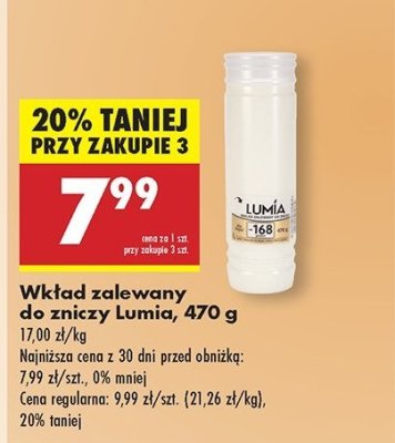 Wkład zalewany 168h Lumia promocja