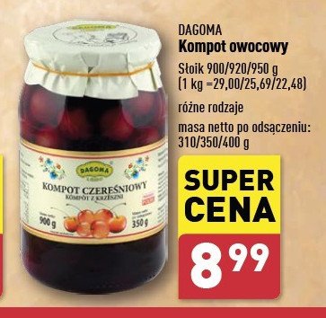 Kompot czereśniowy Dagoma promocja