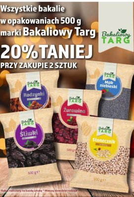 Żurawina Bakaliowy Targ promocja w Dino