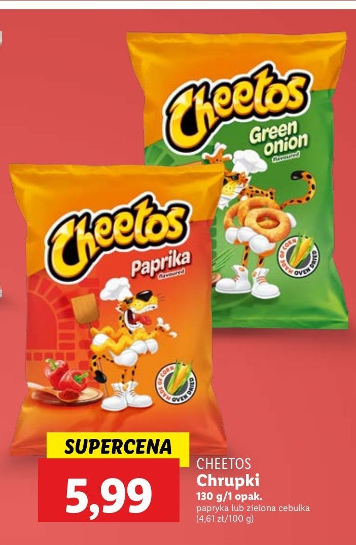 Chrupki paprykowe Cheetos Frito lay cheetos promocja