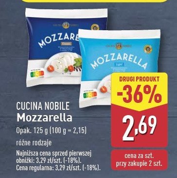 Mozzarella Cucina nobile promocja