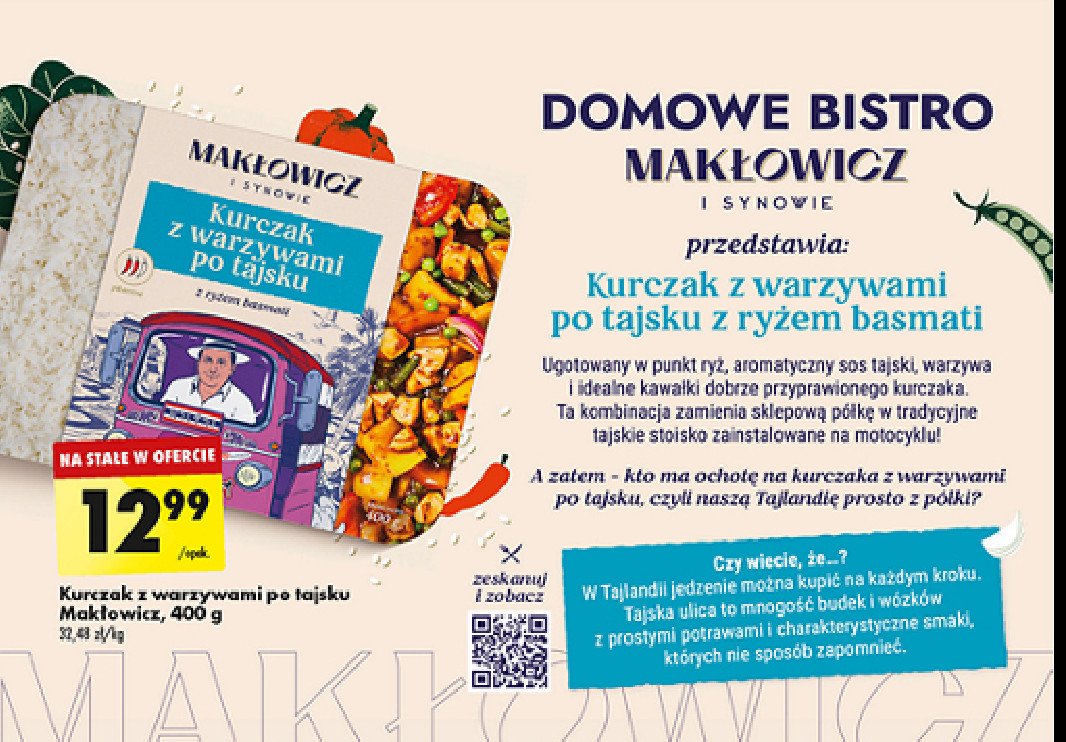 Kurczak z warzywami po tajsku Makłowicz i synowie promocja