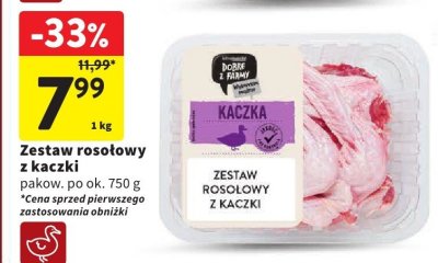 Zestaw rosołowy z kaczki promocja w Intermarche