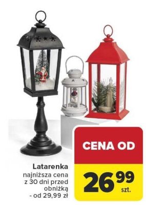 Latarenka dekoracyjna promocja w Carrefour