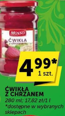 Ćwikła z chrzanem Mosso promocja w Euro Sklep