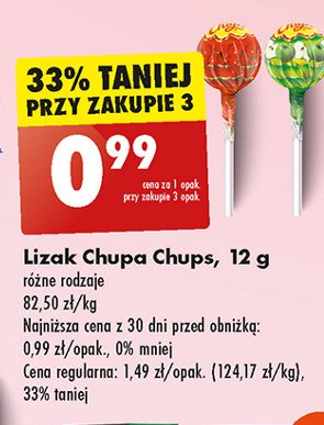 Lizak apple Chupa chups fruit promocja