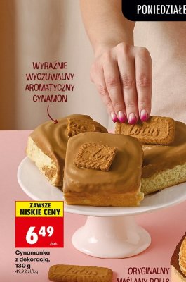 Cynamonka z dekoracją promocja w Biedronka