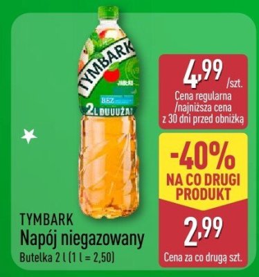 Napój niegazowany promocja w Aldi