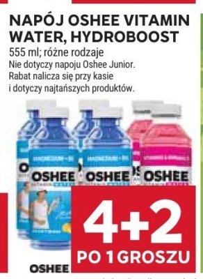 Napój Oshee Vitamin Water, Hydroboost promocja w Stokrotka