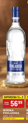 Wódka Finlandia 40% 1 l promocja w Biedronka