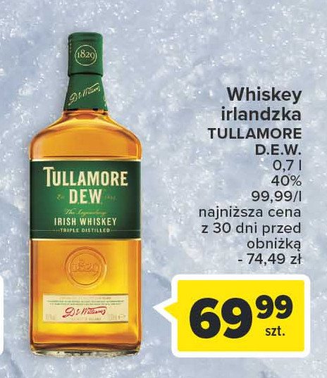 Whisky Tullamore dew honey promocja