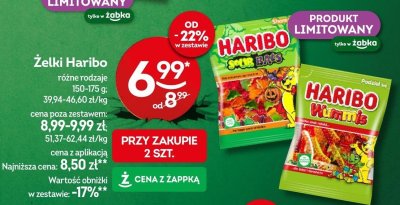 Żelki Haribo różne rodzaje promocja w Żabka