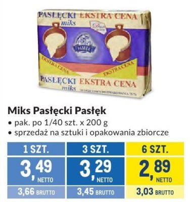 Miks Pastęcki Pasłęk promocja w Makro
