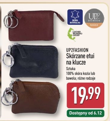 Etui UP2FASHION Skórzane etui na klucze promocja w Aldi