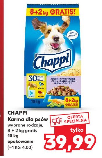 Karma dla psa 3 rodzaje mięsa Chappi promocja