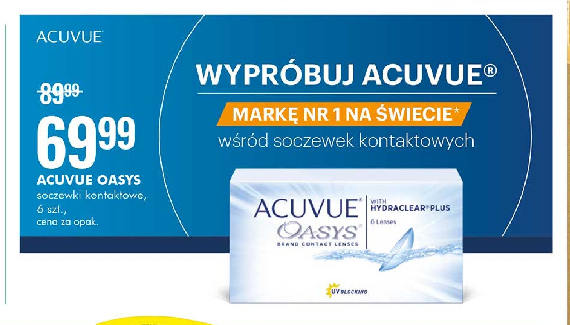 Soczewki kontaktowy dwutygodniowe Acuvue oasys promocja