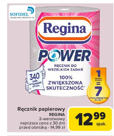 Recznik kuchenny Regina power promocja w Carrefour Market