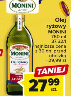 Olej ryżowy Monini promocja