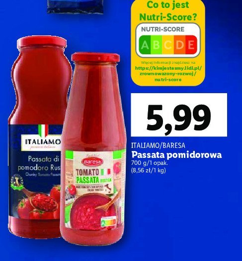 Passata pomidorowa Baresa promocja