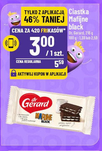 Herbatniki mafijne black Dr gerard promocja