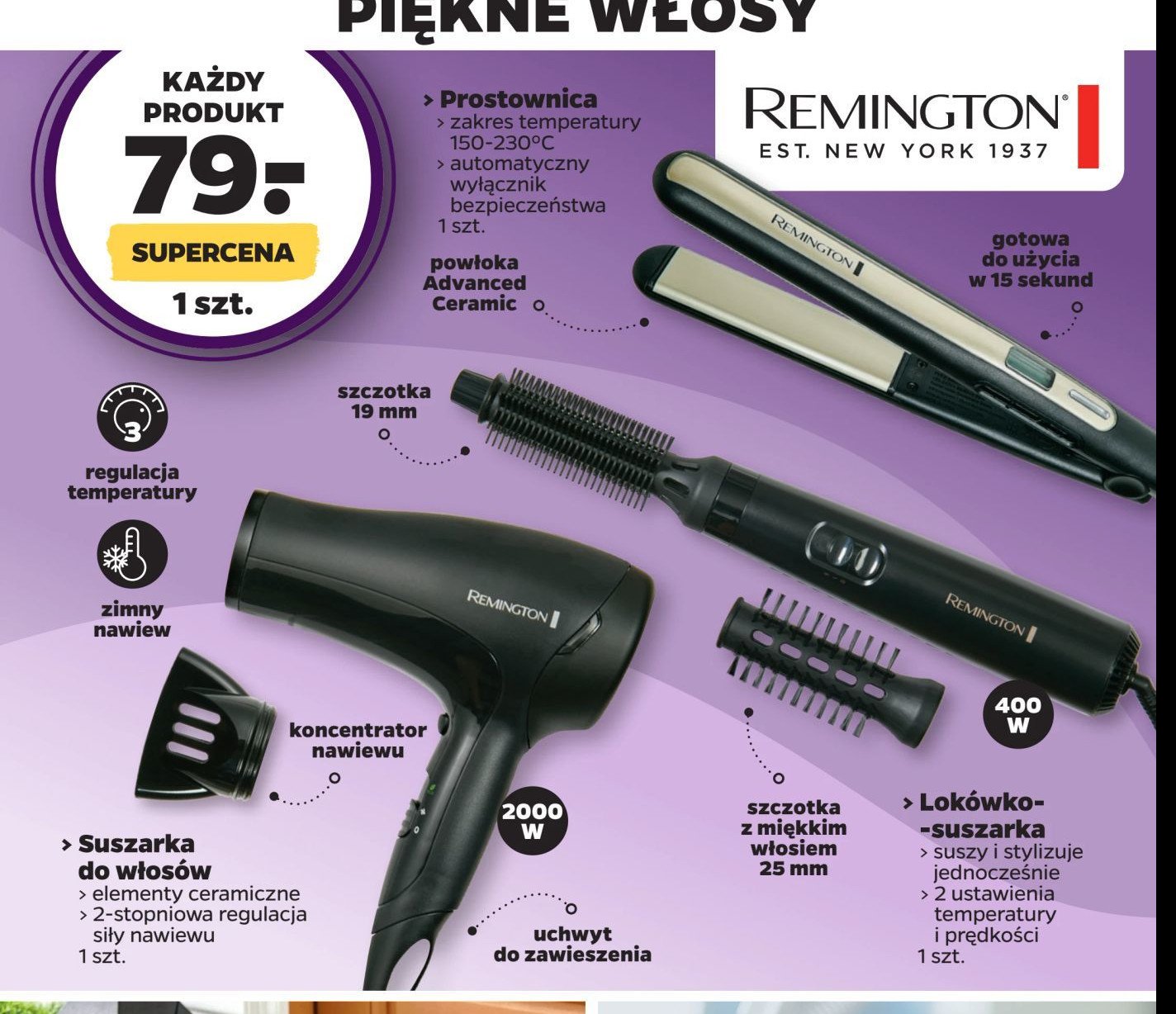 Lokówko-suszarka Remington promocja