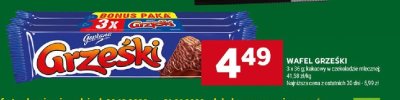 Wafel kakaowy w czekoladzie mlecznej Goplana promocja w Stokrotka